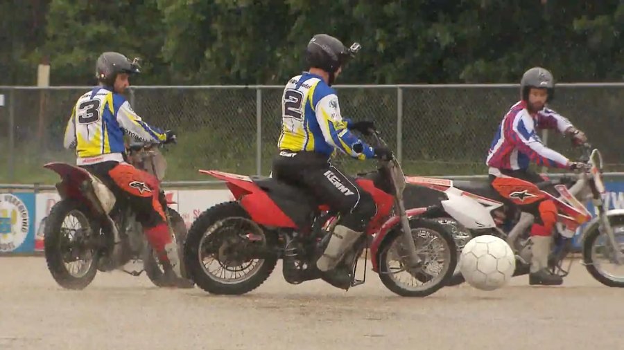 Motorcycle Football is a Thing, So Where Do We Sign Up?