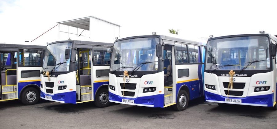 Modernisation du transport public : 15 bus électriques CNT livrés, 90 à venir