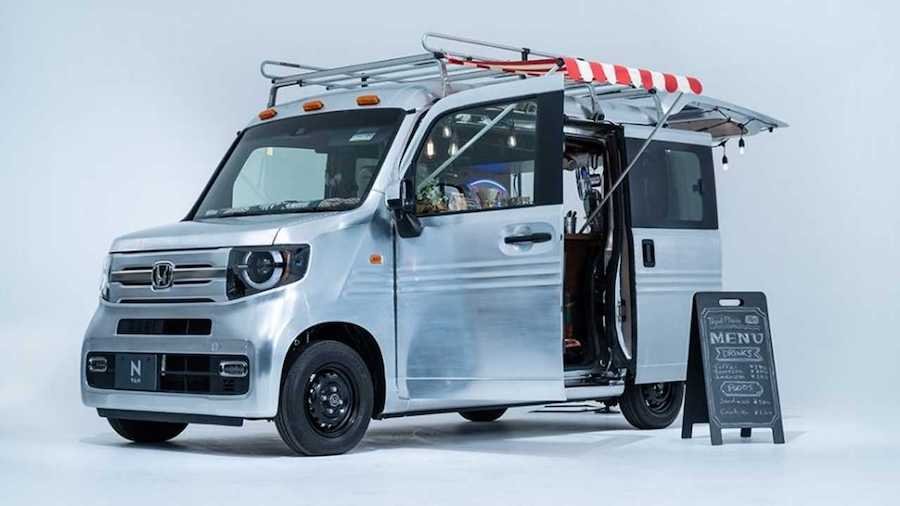 Honda N-Van Mobile Cafe, Rugged Fit Debut For 2021 Tokyo Auto Salon