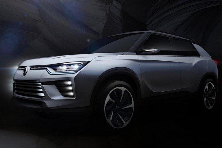 Ssangyong SIV-2 SUV Concept Teased Ahead of Geneva Show