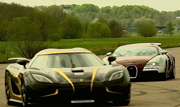 When a Bugatti Veyron Drag Races Against a Koenigsegg Agera S Hundra, We All Win