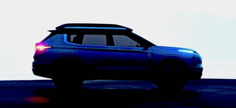 Mitsubishi Engelberg Tourer electric crossover partly revealed in teaser