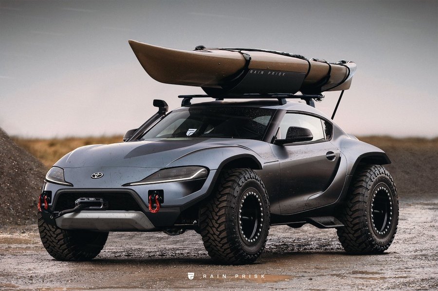 Lifted Toyota Supra Off-Road Render Is So Wrong It's Right