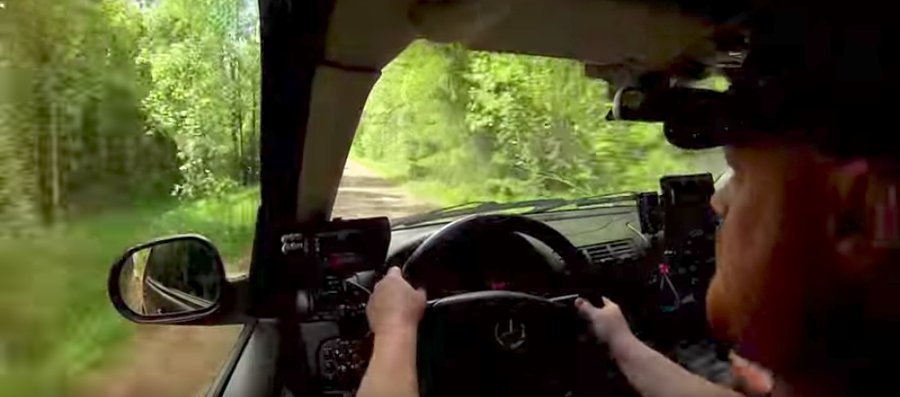Watch This Mercedes-amg Ml55 Camera Car Pretend It's A WRC Racer