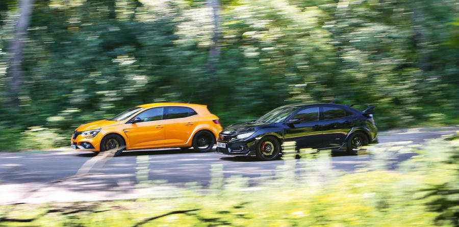 Hot hatch showdown: Renault Megane RS vs Honda Civic Type R
