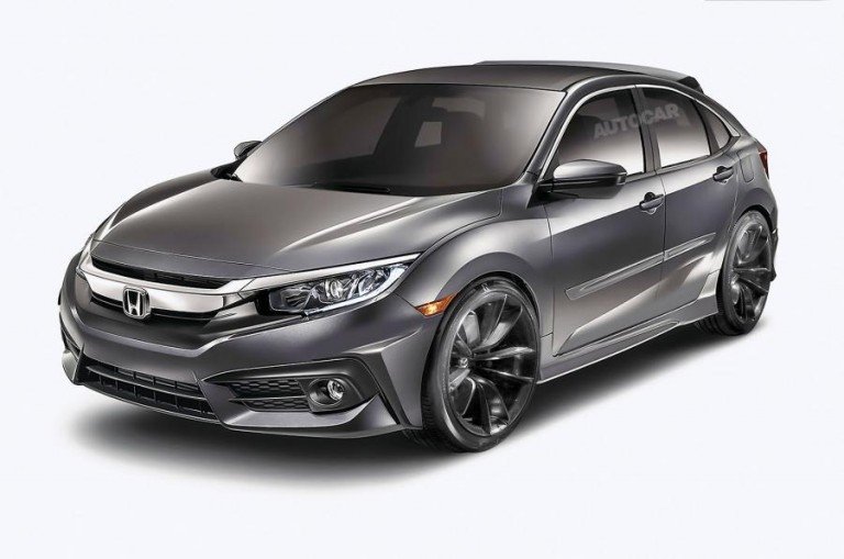 2017 Honda Civic Hatchback rendering
