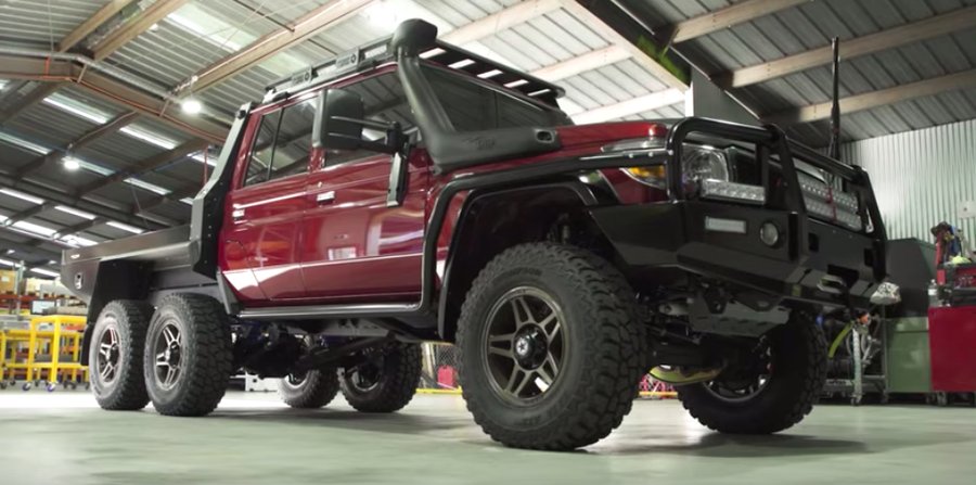 6x6 Toyota Land Cruiser Showcases Its Ridiculousness On Video