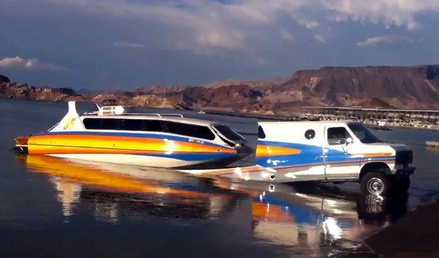 Van, Boat and RV Combine to Make Water Sports More Awesome