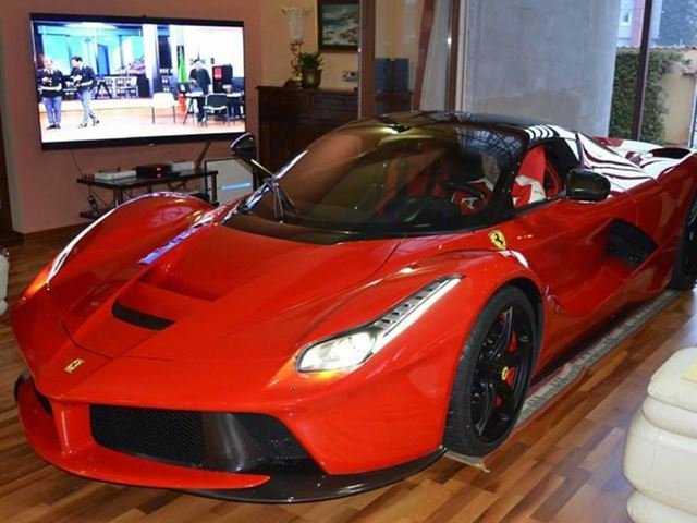 Parking a Ferrari LaFerrari in Your Living Room Is the Ultimate Power Move
