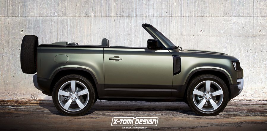 2020 Land Rover Defender 90 Convertible Looks Amazing, Too Bad It’s A Rendering