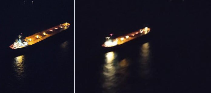 Panne de moteur du ‘Berge Jaya au Sud-est de Maurice durant la nuit...