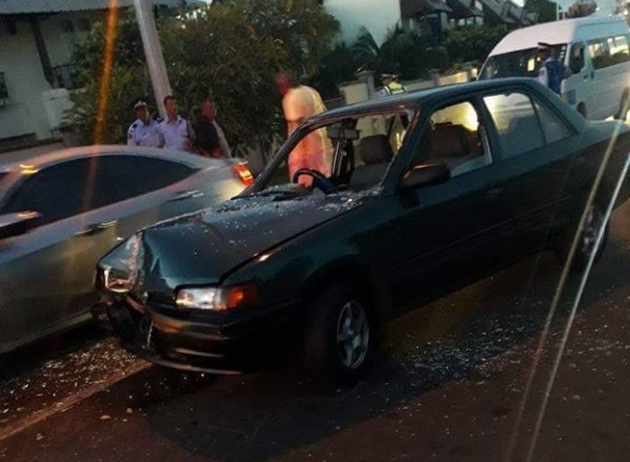 Accident à Grand-Baie : collision entre trois véhicules