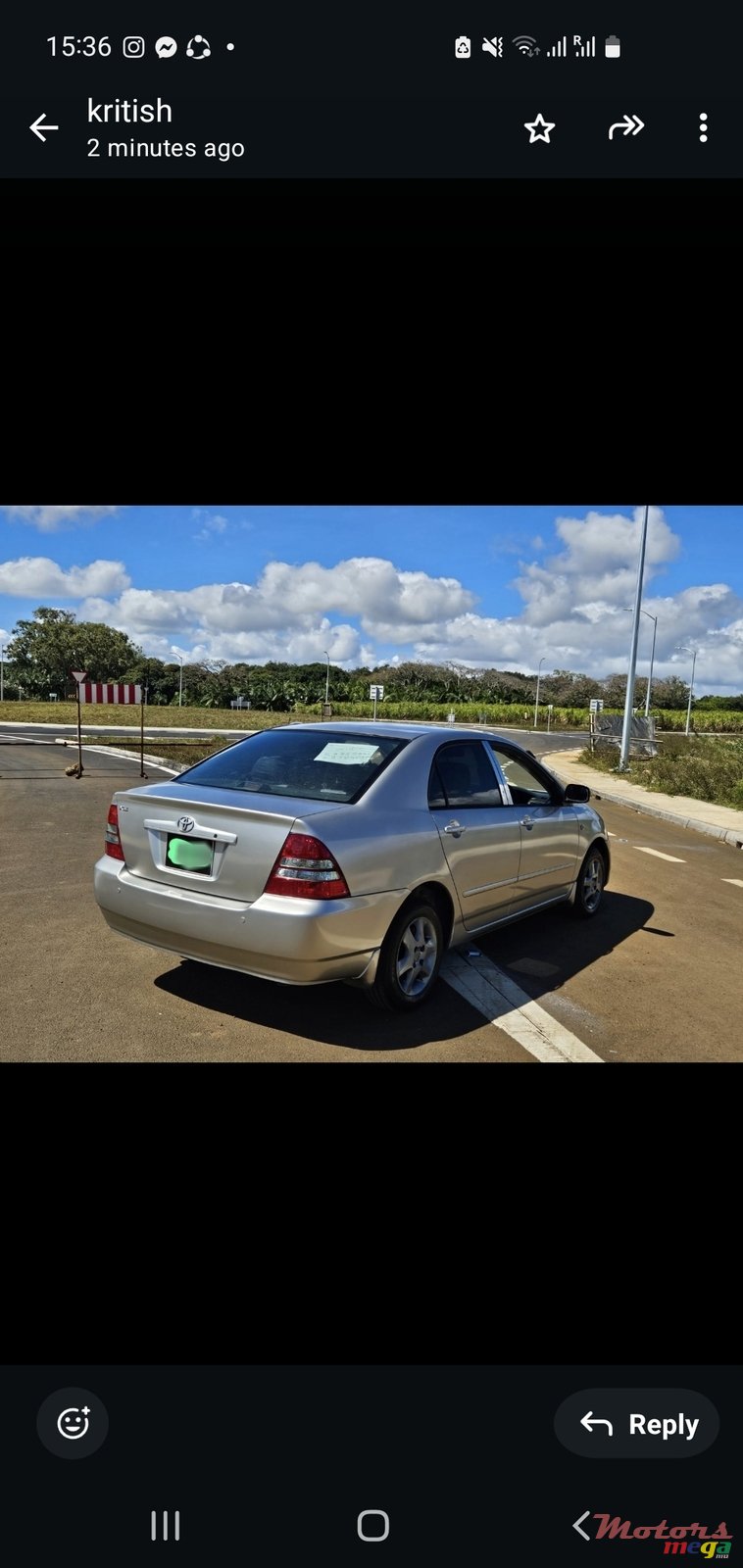 2003' Toyota Corolla NZE photo #3