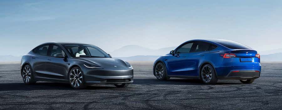 Tesla Model 3 and Tesla Model Y