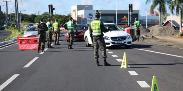 Mauritius police road control