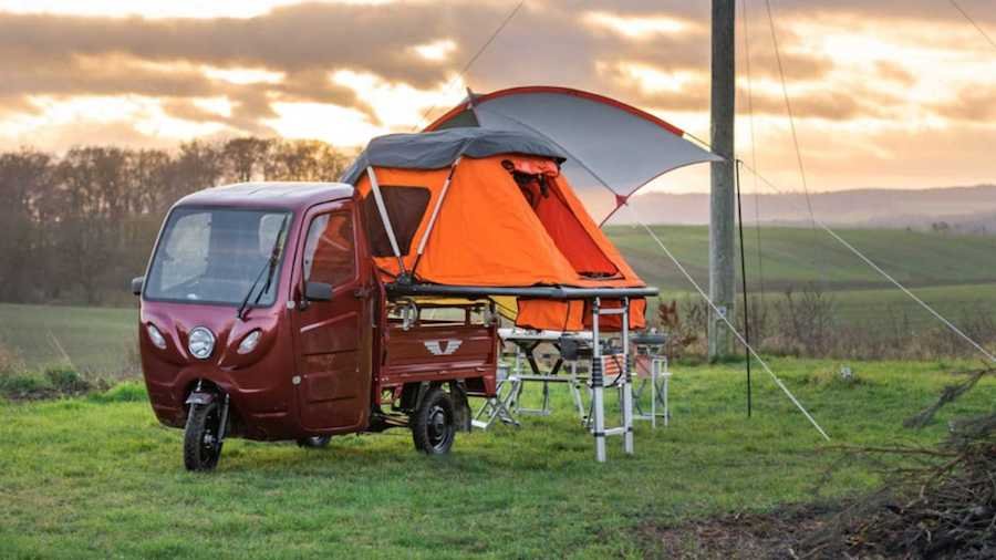 Electric Scooter Camper Is Just The Cutest Little Thing