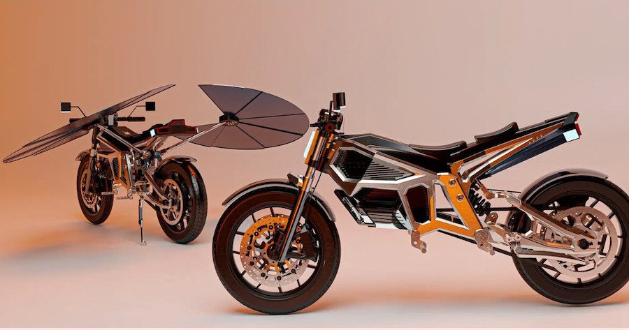 Moto fonctionnant à l’énergie solaire, la Solaris est totalement autonome !