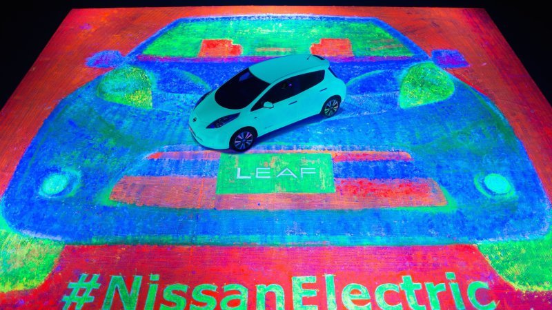 Nissan Really Milking this Whole Glow-in-the-Dark Leaf Thing