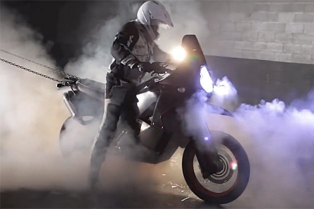 Is This The World's First Two-Wheel-Drive Motorcycle Burnout?