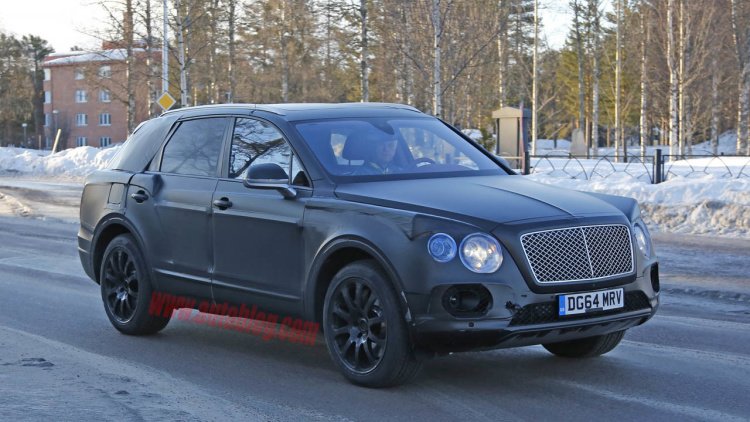 Bentley's Upcoming Bentayga Crossover Sheds More Camo