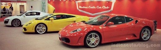 Supercars in Attendance at Times Auto Expo in Chennai