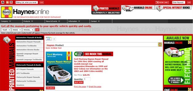 Haynes Officially Releases Car Manuals Online 