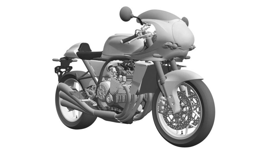 Patent application reveals Honda CBX retro motorcycle revival