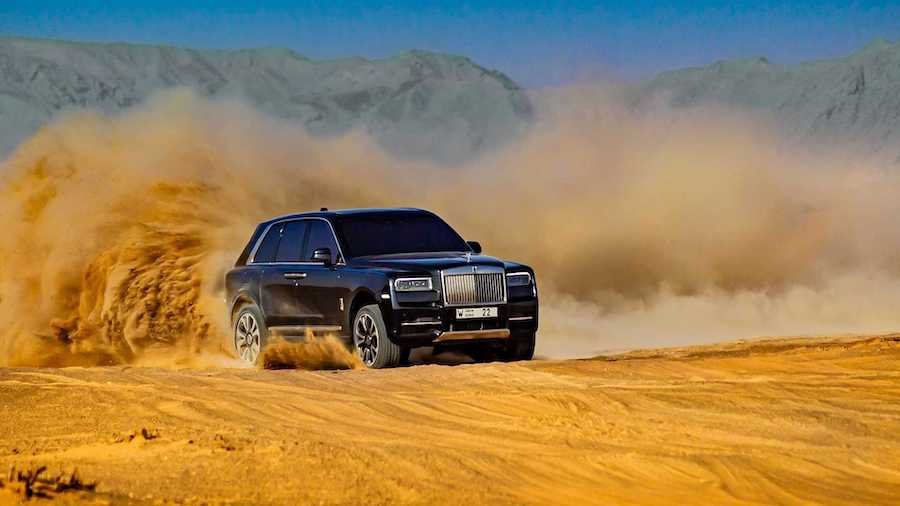 Rolls-Royce Cullinan Desert Video Redefines The Term 'Filthy Rich'