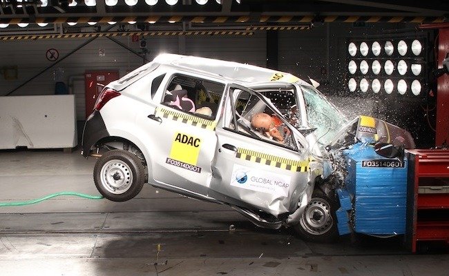 Datsun Go NCAP crash test