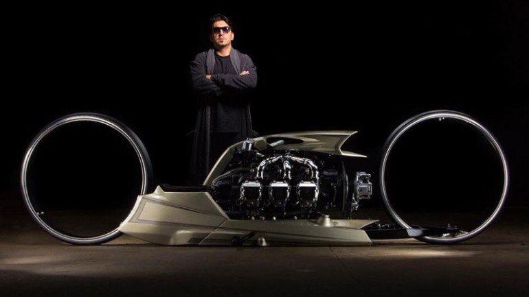 Insane Airplane Engine Motorcycle Concept