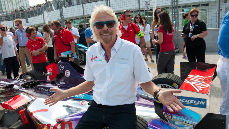 Richard Branson is reserve driver for Formula E NYC ePrix