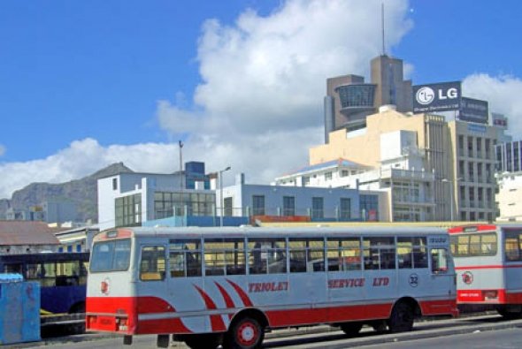 Triolet bus service, Mauritius