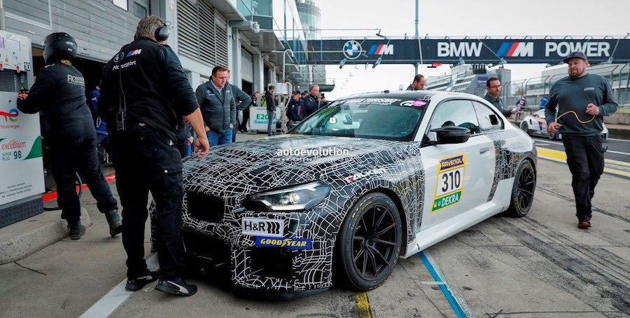 BMW's New M2 Racing Car Spied at the Nurburgring, Competitional Debut Scheduled for 2026