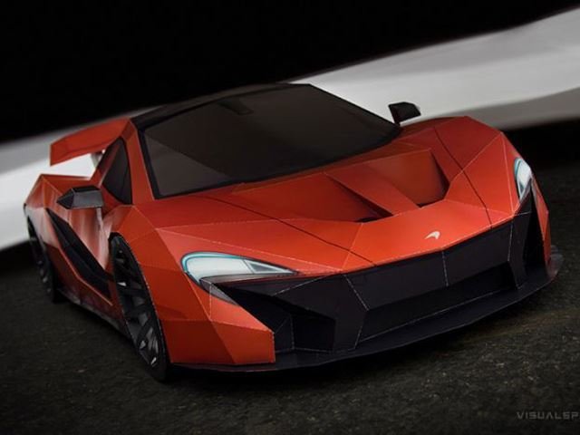Supercar Origami: This McLaren P1 Is Made Out Of Paper