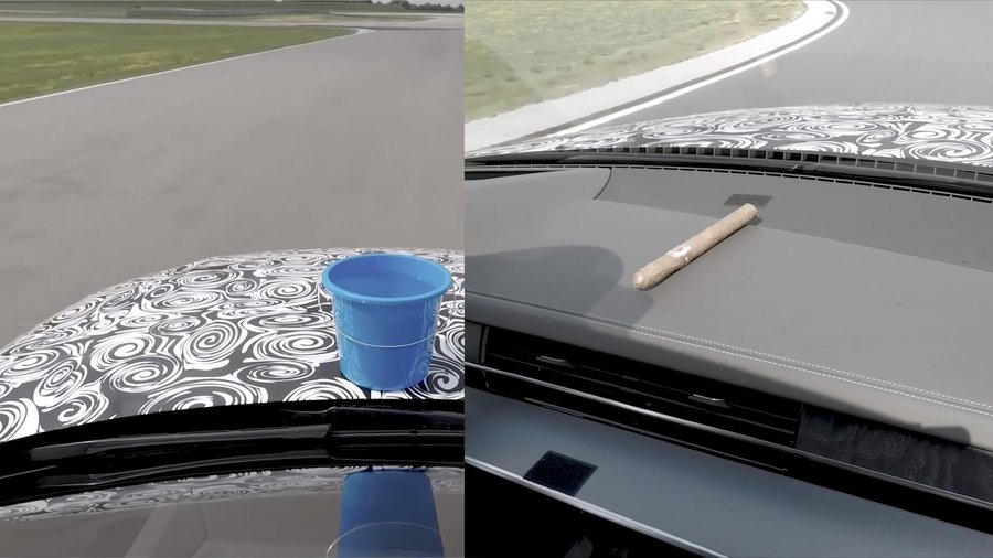 Audi Uses Cigar, Bucket Of Water To Demonstrate A8's Smooth Ride