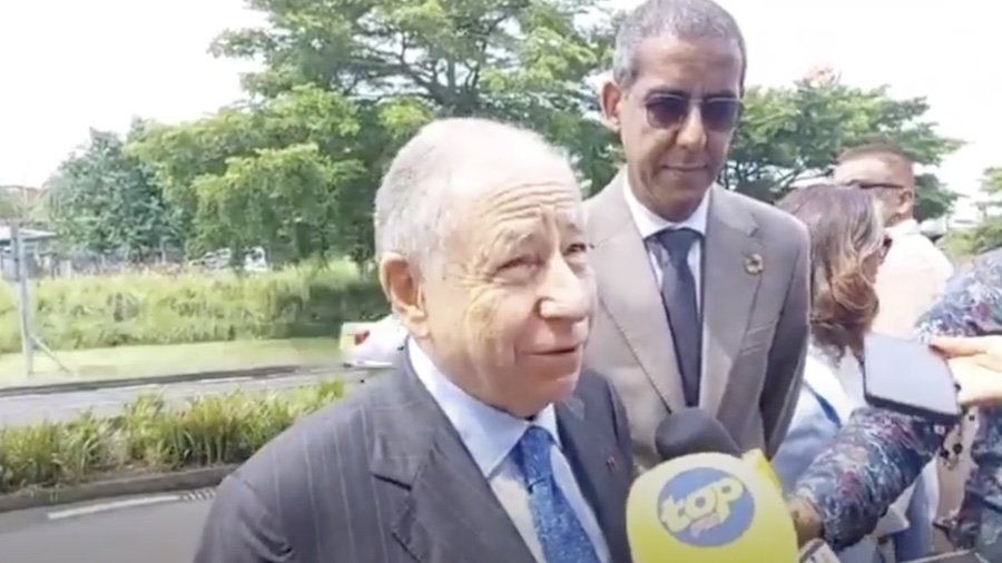 Jean Todt and  Osman Mahomed