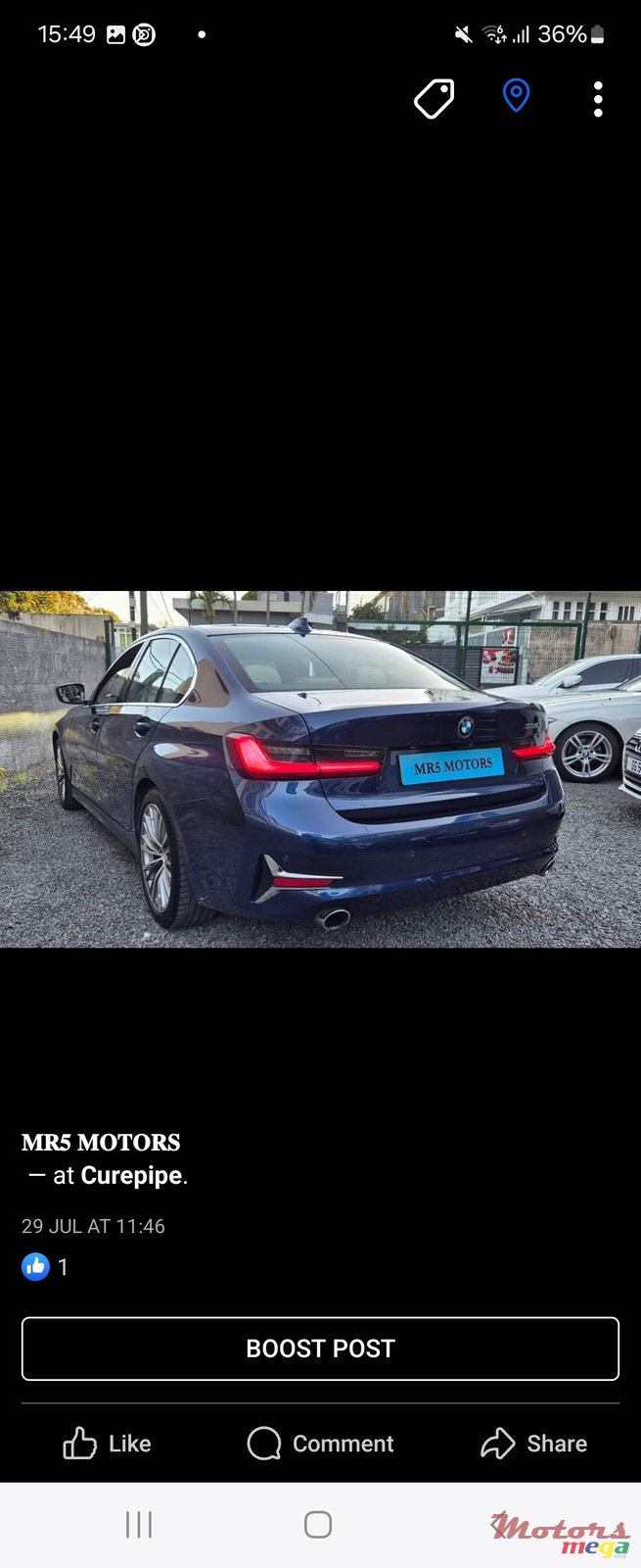 2019' BMW 330 photo #7