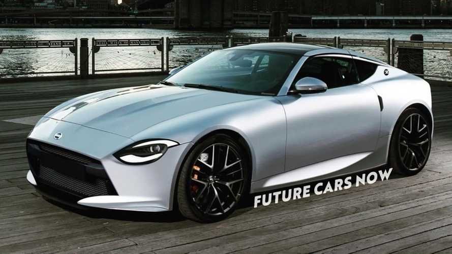 2021 Nissan 400Z Rendered After Official Teaser Looks Retrolicious