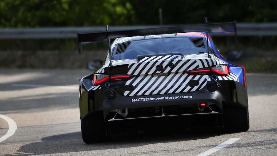 2022 BMW M4 GT3 Previewed With Ultra-Wide Rear