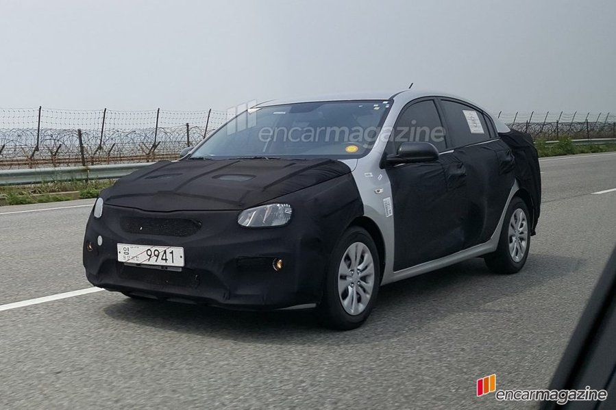 2017 Kia Rio Sedan Spotted For The First Time
