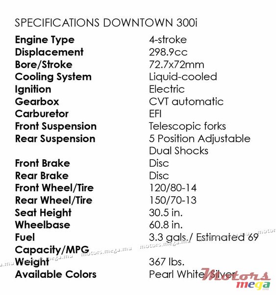 2011' Kymco 300i photo #7