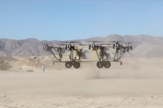 Black Knight Autonomous Flying Transport Truck Must Be Seen to Be Believed