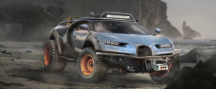 Check Out These Seven Supercars Rendered As Off-Road Heroes