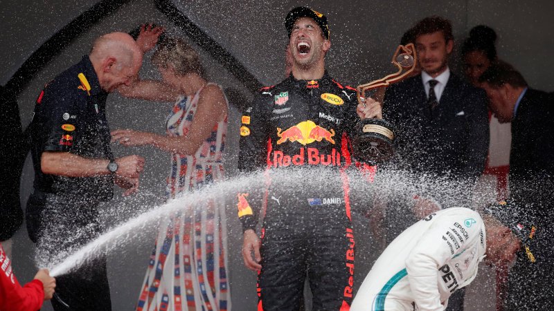 Daniel Ricciardo takes Monaco win despite engine problems
