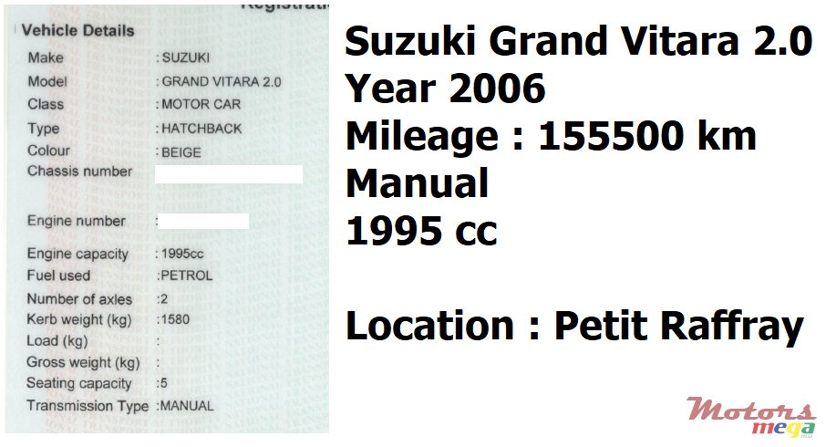 2006' Suzuki Vitara photo #3