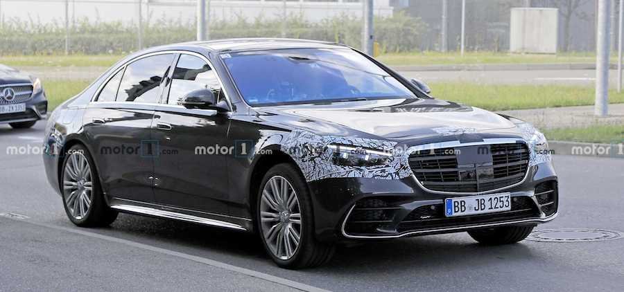 2021 Mercedes S-Class Has Hardly Any Camo Left To Lose In Spy Shots
