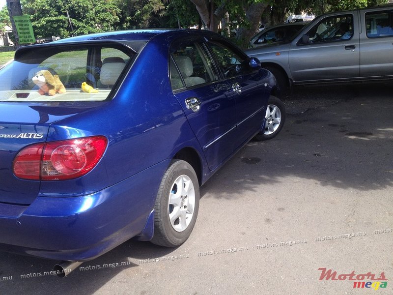 2005' Toyota Corolla NZE Altis 1.6 VVti photo #4