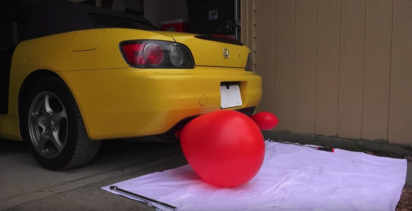 Two Balloons And A Honda S2000 Show How Fast Engines Consume Air