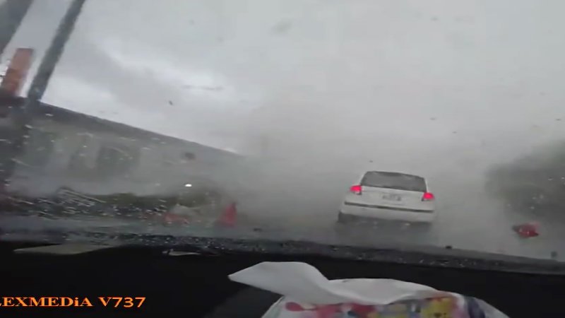 Tornado in Taiwan Takes Terrible Toll on Tiny Hatchback
