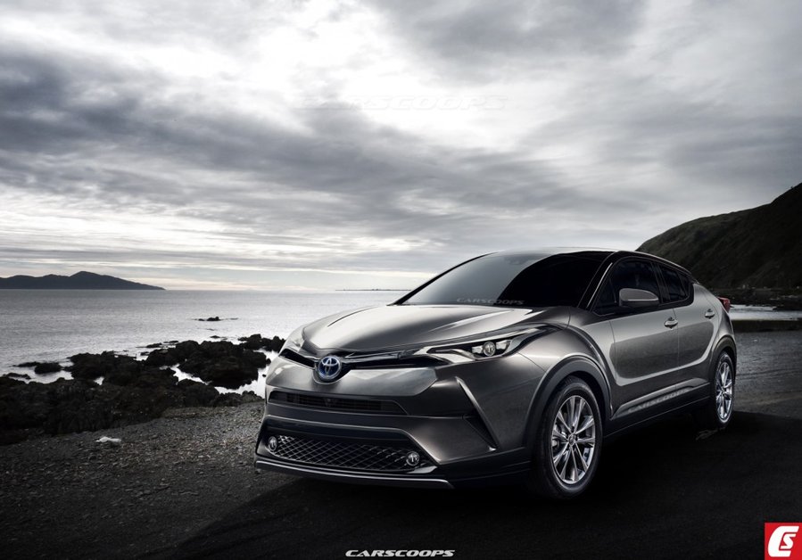 Toyota C-HR Compact SUV  Rendering